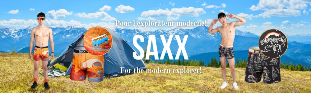 For the modern explorer! Discover SAXX!
